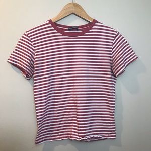 brandy pink striped shirt!